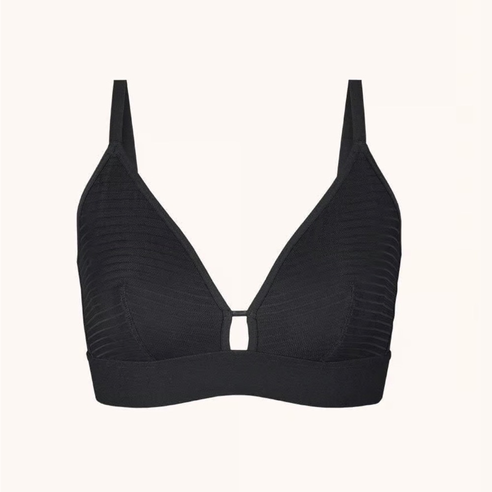 Lively Busty Stripe Mesh Bralette, size 2